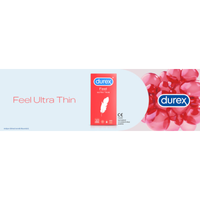 Kép 13/13 - Durex Feel Ultra Thin - ultra élethű óvszer (10db) - 7