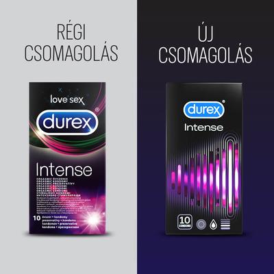 Kép 4/9 - Durex Intense - bordázott és pontozott óvszer (10db) - - 4