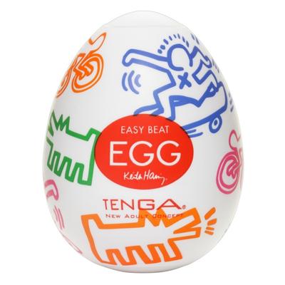 Kép 1/5 - TENGA Egg Keith Haring Street - maszturbációs tojás (1db)