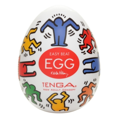 Kép 1/4 - TENGA Egg Keith Haring Dance - maszturbációs tojás (1db)