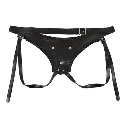 Kép 4/11 - You2Toys Strap-on - felcsatolható dildó (fekete-lila) - 4