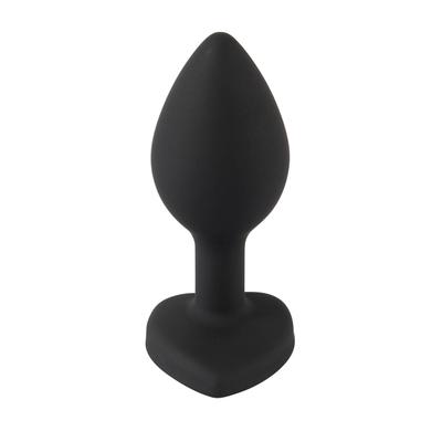 Kép 4/7 - You2Toys Butt Plug - fehér köves anál dildó (fekete) - 4