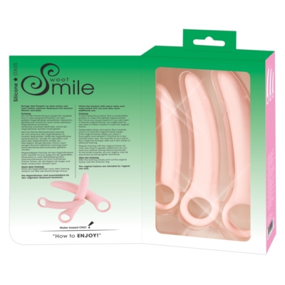 Kép 2/9 - SMILE - Vaginal Trainers - dildó szett - rózsaszín (3 részes) - 2