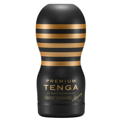 Kép 1/2 - TENGA Premium Strong - eldobható maszturbátor (fekete)