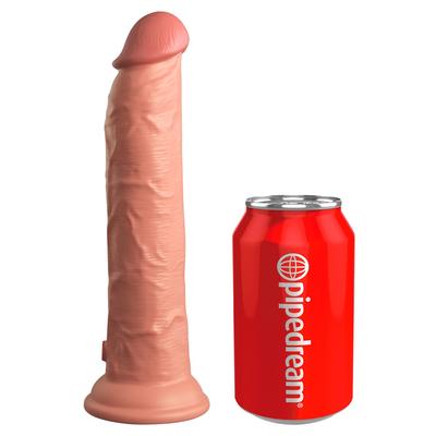 Kép 4/6 - King Cock Elite 9 - tapadótalpas, élethű dildó (23cm) - natúr - 4