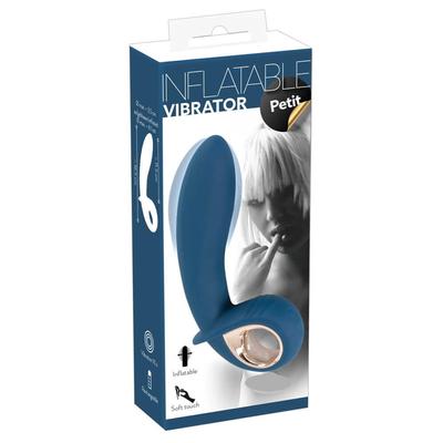 Kép 1/10 - You2Toys - Inflatable Petit - akkus, pumpálható, vízálló vibrátor (kék)