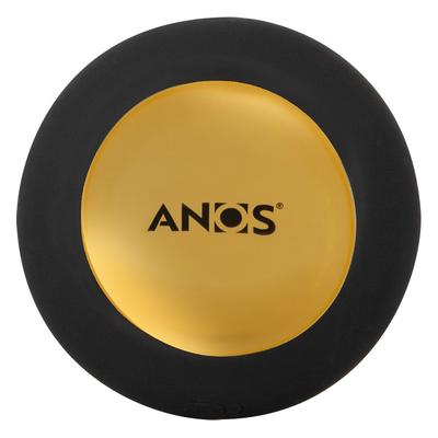 Kép 4/9 - Anos - akkus, rádiós, forgó gyöngyös anál kúp vibrátor (fekete) - 4