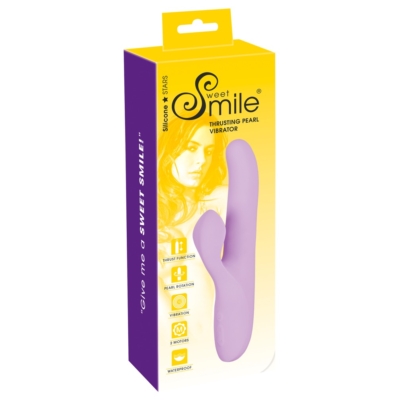 Kép 3/13 - SMILE Thrusting - akkus csiklókaros, forgó-lökő vibrátor (lila) - 3