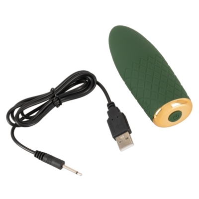 Kép 10/11 - Emerald Love - akkus, vízálló mini vibrátor (zöld) - 10