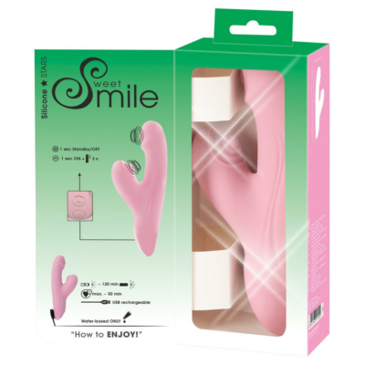 Kép 2/13 - SMILE Thumping G-Spot Massager - pulzáló, masszírozó vibrátor (pink) - 2