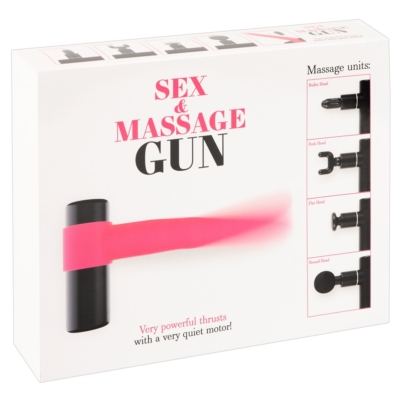Kép 1/9 - You2Toys Gun - masszírozó vibrátor szett (pink-fekete)