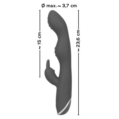 Kép 11/12 - SMILE - flexibilis, csiklókaros A és G-pont vibrátor (lila) - 11
