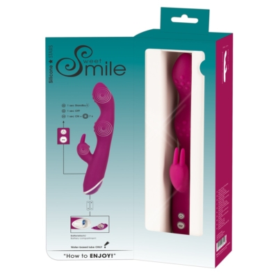 Kép 2/12 - SMILE - flexibilis, csiklókaros A és G-pont vibrátor (lila) - 2