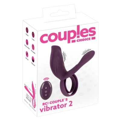 Kép 3/15 - Couples Choice - akkus, rádiós péniszgyűrű (lila) - 3
