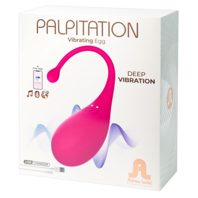 Kép 1/3 - Adrien Lastic Palpitation - okos, akkus vibrációs tojás (pink)