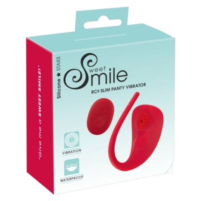 Kép 1/14 - SMILE Slim Panty - akkus, rádiós csiklóvibrátor (piros)