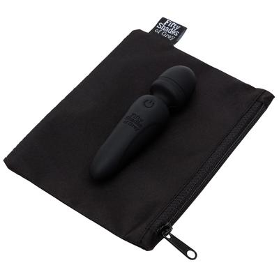 Kép 5/5 - A szürke ötven árnyalata - Sensation Wand mini masszírozó vibrátor (fekete) - 5