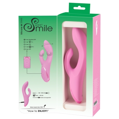 Kép 2/13 - SMILE Nodding - akkus, csiklókaros, bólogató vibrátor (pink) - 2