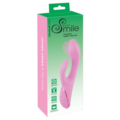 Kép 3/13 - SMILE Nodding - akkus, csiklókaros, bólogató vibrátor (pink) - 3