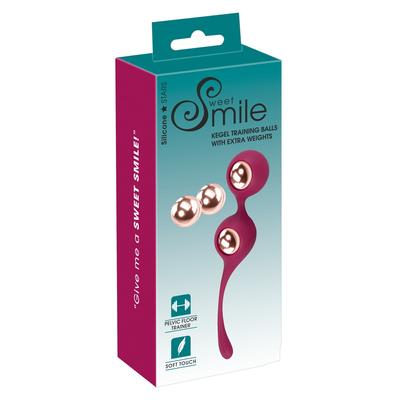 Kép 1/10 - SMILE - variálható gésagolyó szett (piros)