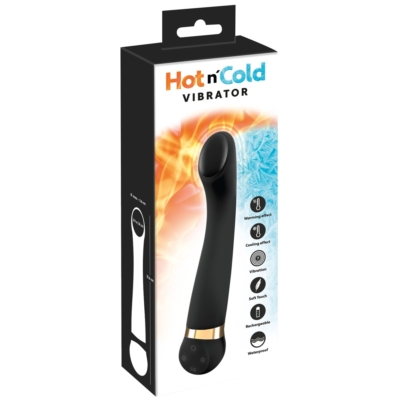 Kép 1/11 - You2Toys Hot 'n Cold - akkus, hűtős és melegítős G-pont vibrátor (fekete)