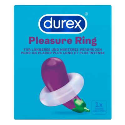 Kép 1/4 - Durex Pleasure Ring - péniszgyűrű (áttetsző)