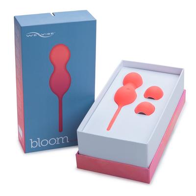 Kép 7/7 - We-Vibe Bloom - akkus gésagolyó cserélhető súlyokkal (narancs) - 7