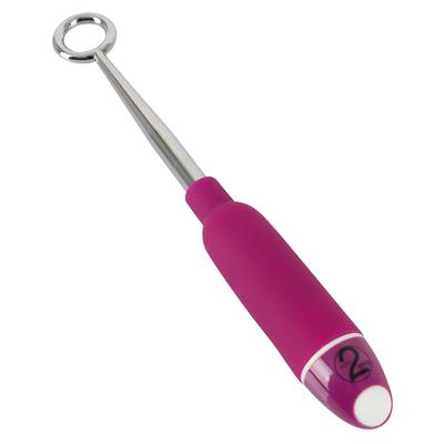 Kép 2/6 - You2Toys Loop - fém csiklóvibrátor (ezüst-pink) - 2