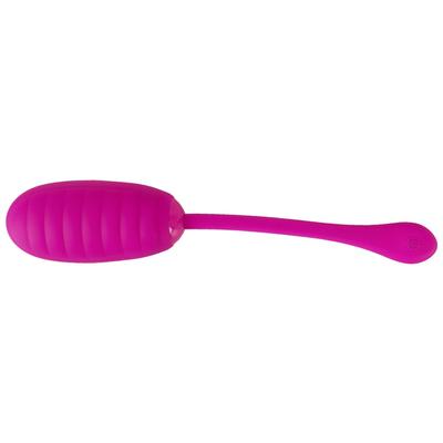Kép 2/12 - XOUXOU - akkus, bordás vibrációs tojás (pink) - 2
