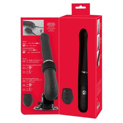 Kép 2/11 - You2Toys RC Fucking Machine 2.0 - akkus lökő vibrátor (fekete) - 2