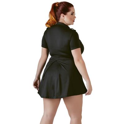 Kép 4/5 - / Cottelli Plus Size - szexi rendőrnő ruha jelmez (fekete) - 4