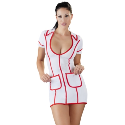 Kép 2/6 - Cottelli Nurse - nővérke jelmez ruha (fehér) - 2