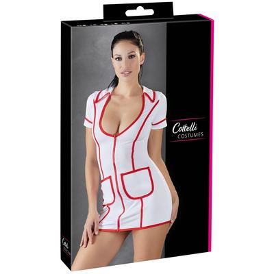 Kép 1/6 - Cottelli Nurse - nővérke jelmez ruha (fehér)