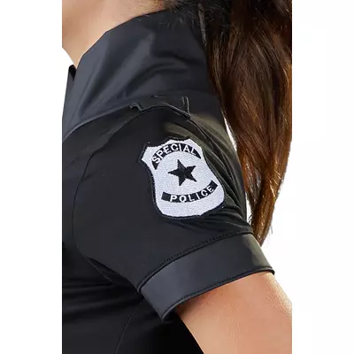 Kép 11/15 - Cottelli Police - rendőrnő jelmez ruha (fekete) - 6