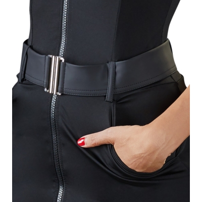 Kép 13/15 - Cottelli Police - rendőrnő jelmez ruha (fekete) - 7