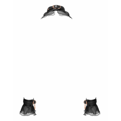 Kép 12/12 - Bad Kitty - fodros kötöző szett (4 részes) - fekete - 12
