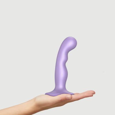 Kép 2/5 - Strap-on-me P&G S - hajlított, talpas dildó (lila) - 2