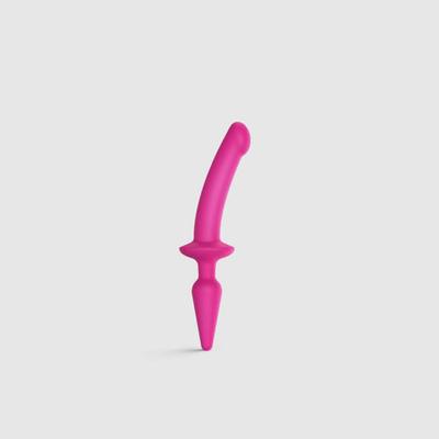 Kép 1/6 - Strap-on-me Swith Semi-Realistic S - 2in1 szilikon dildó (pink)