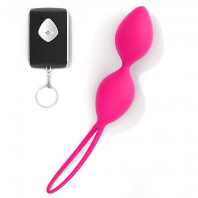 Kép 3/6 - Dorcel Divine Balls - akkus, rádiós, vibrációs gésagolyó (pink) - 3