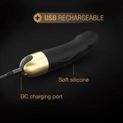 Kép 5/8 - Dorcel Real Vibration S 2.0 - akkus vibrátor (fekete-arany) - 5