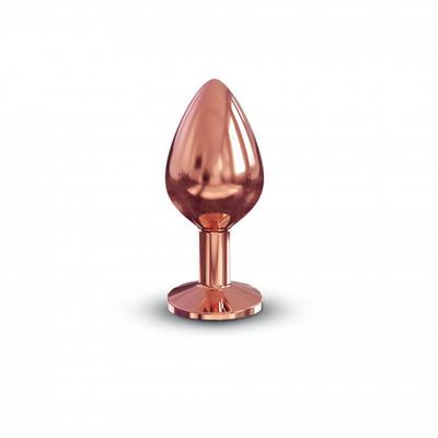 Kép 1/3 - Dorcel Diamond Plug M - alumínium anál dildó - közepes (rózsaarany)