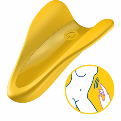 Kép 1/8 - Satisfyer High Fly - akkus, vízálló csikló vibrátor (sárga)