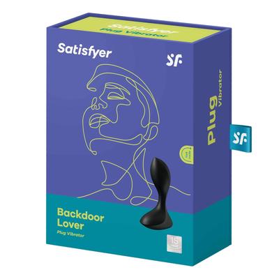 Kép 6/6 - Satisfyer Backdoor Lover - akkus, vízálló anál vibrátor (fekete) - 6