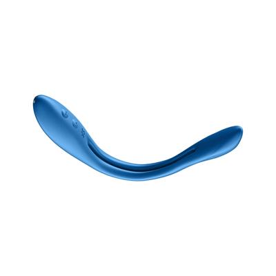 Kép 6/9 - Satisfyer Elastic Game - akkus, flexibilis párvibrátor (kék) - 6