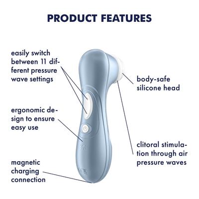 Kép 10/10 - Satisfyer Pro 2 - akkus csiklóizgató (türkiz) - 10