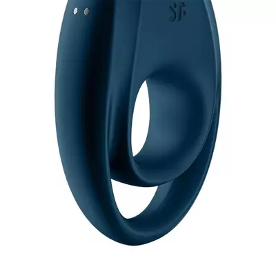 Kép 2/4 - Satisfyer Incredible Duo - akkus, vízálló, vibrációs péniszgyűrű (kék) - 2