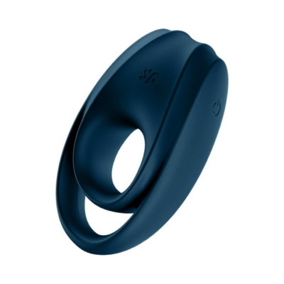 Kép 1/4 - Satisfyer Incredible Duo - akkus, vízálló, vibrációs péniszgyűrű (kék)