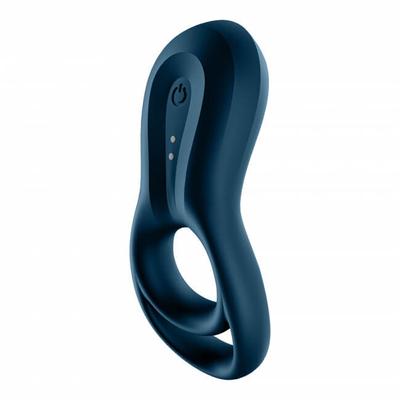 Kép 2/7 - Satisfyer Epic Duo - okos, akkus, vibrációs péniszgyűrű (fekete) - 2