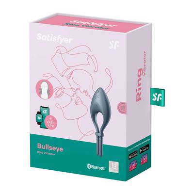 Kép 6/6 - Satisfyer Bullseye - akkus, okos vibrációs péniszgyűrű (sötétkék) - 6