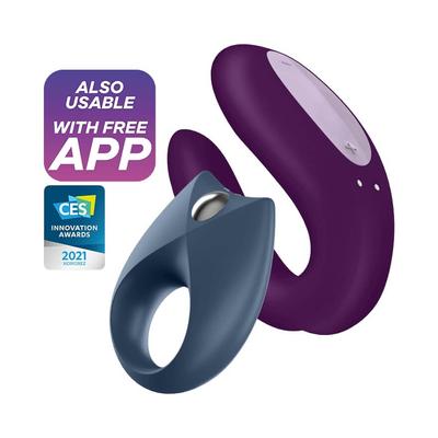 Kép 1/4 - Satisfyer Partner Box 2 - akkus, okos párvibrátor szett (2 részes)